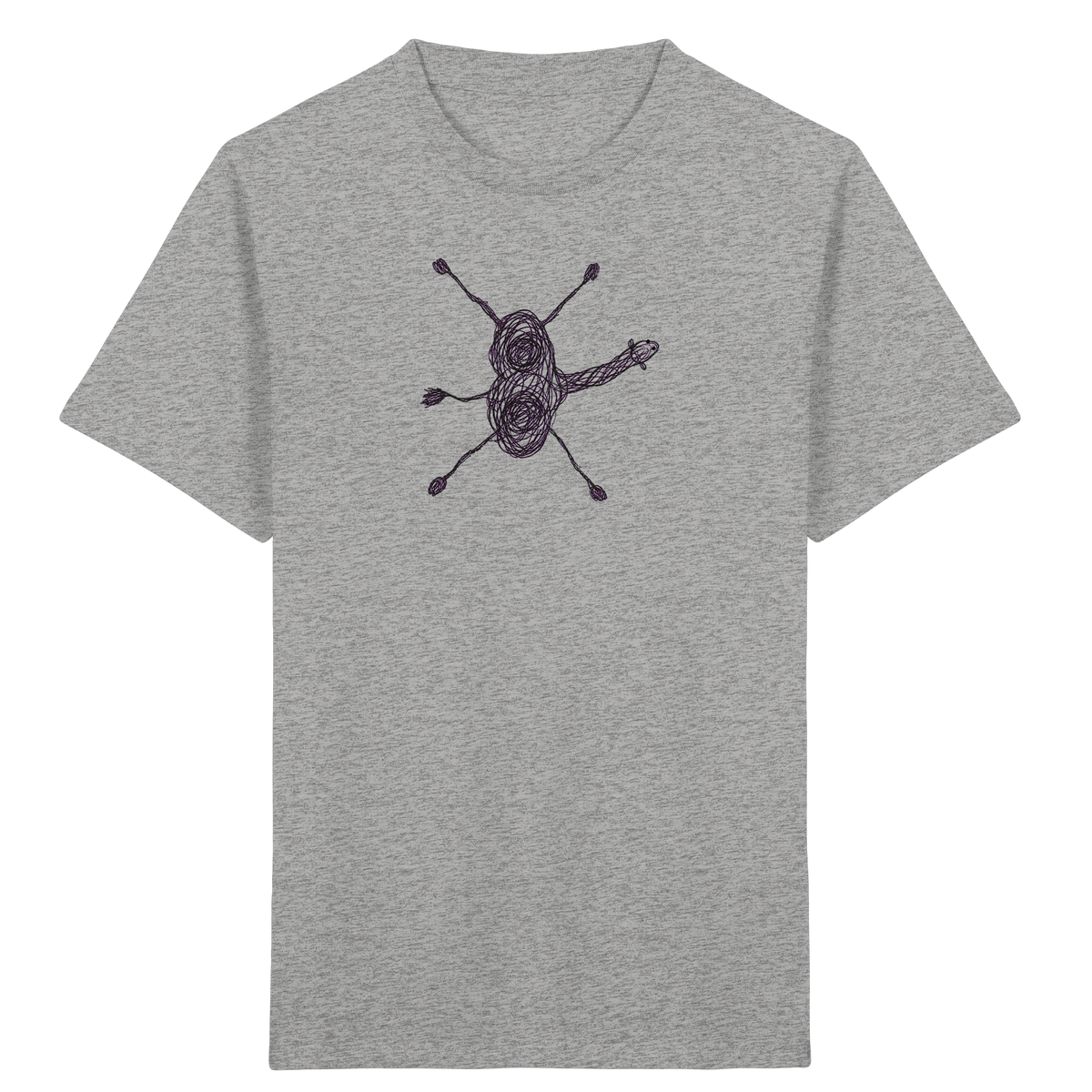 Kamel von oben gezeichnet - Kinder Bio T-Shirt
