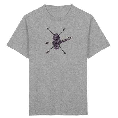 Kamel von oben gezeichnet - Kinder Bio T-Shirt