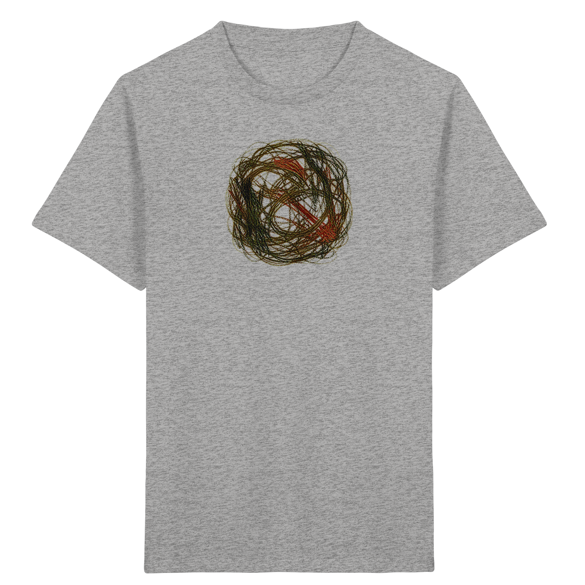 Wildes Kreide Knäuel Natur T-Shirt - Kinder Bio T-Shirt