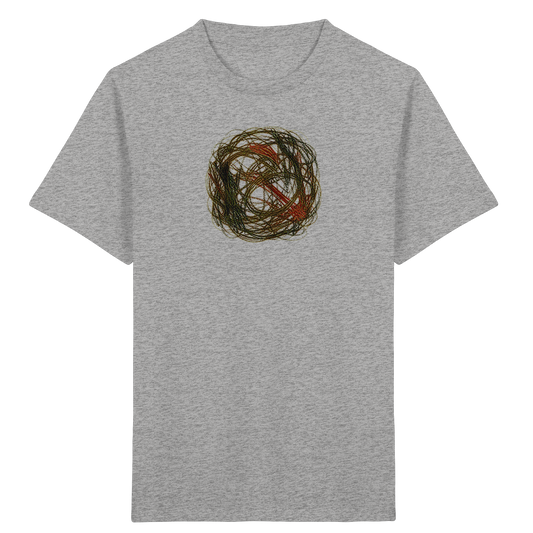 Wildes Kreide Knäuel Natur T-Shirt - Kinder Bio T-Shirt