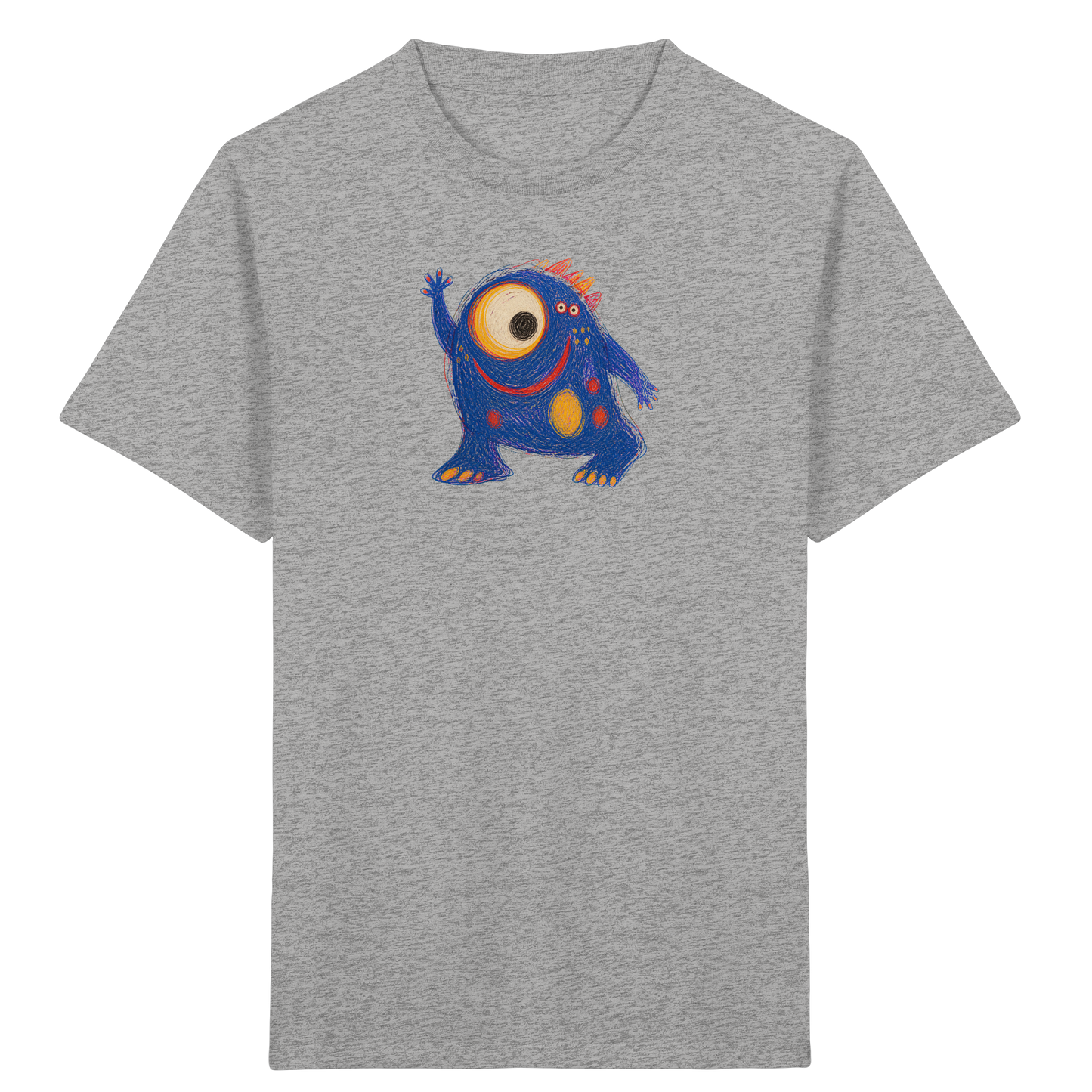Kullerauge Kritzelmonster Kinder Shirt - Kinder Bio T-Shirt
