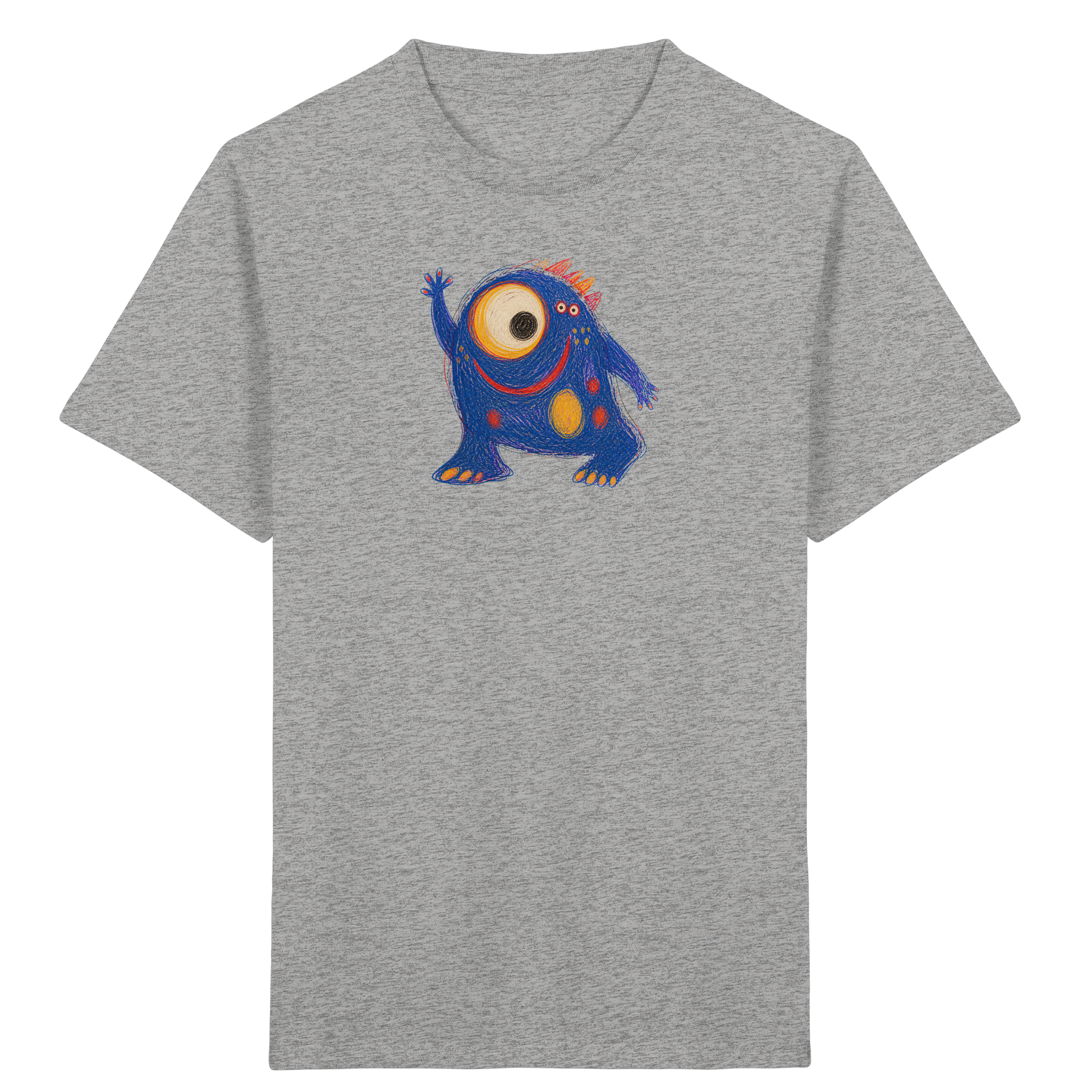 Kullerauge Kritzelmonster Kinder Shirt - Kinder Bio T-Shirt