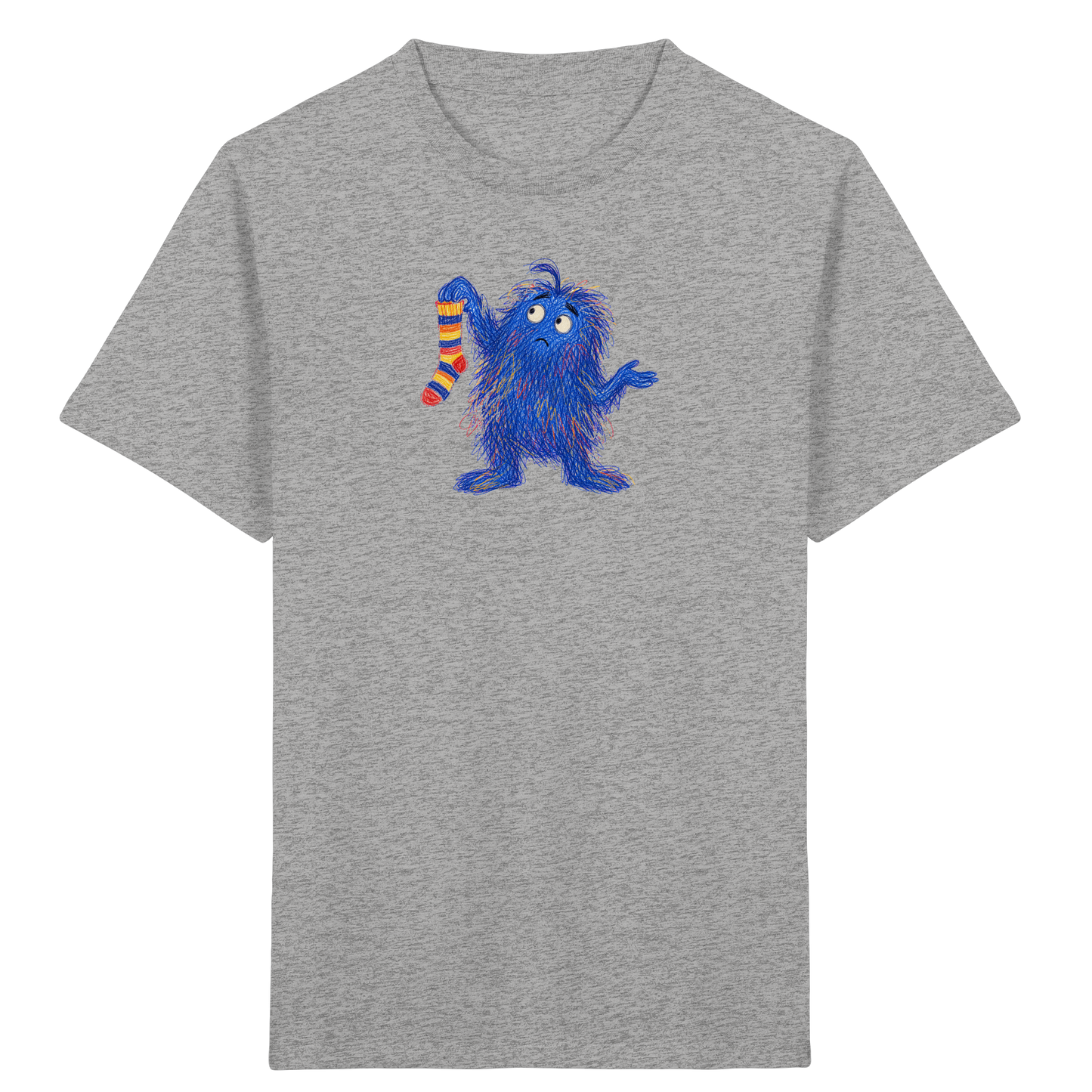 Sockensucher Monster Kinder T-Shirt - Kinder Bio T-Shirt