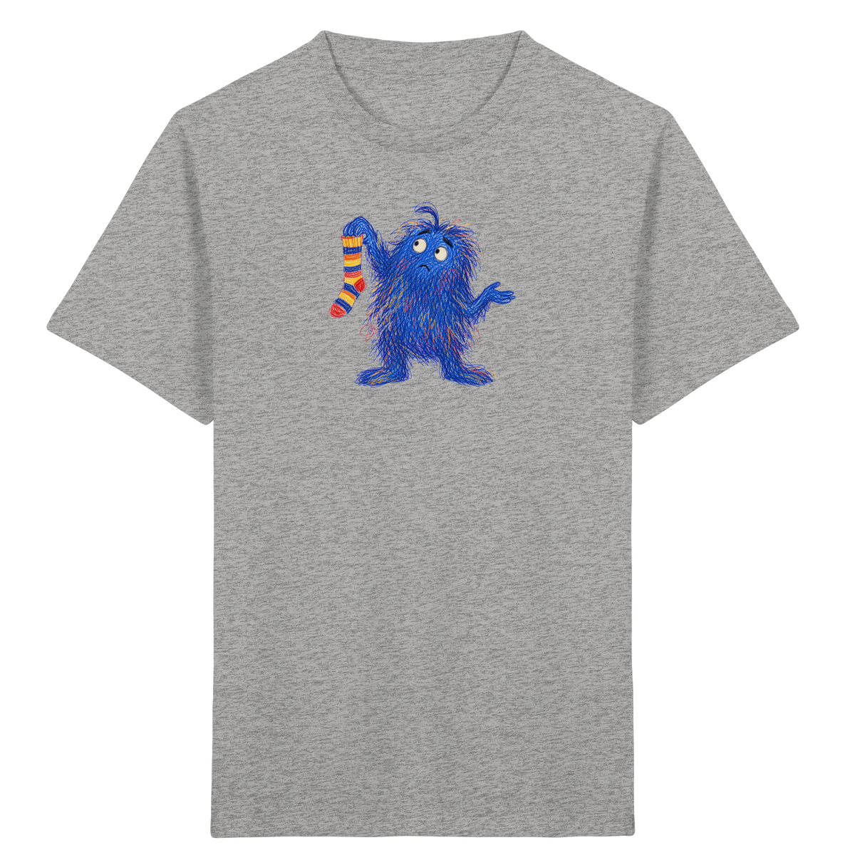 Sockensucher Monster Kinder T-Shirt - Kinder Bio T-Shirt