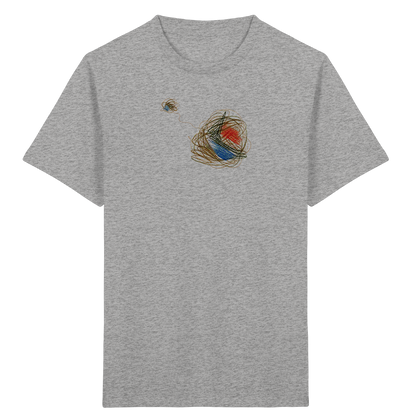 Abstraktes T-Shirt mit kunterbunten Knäueln - Kinder Bio T-Shirt