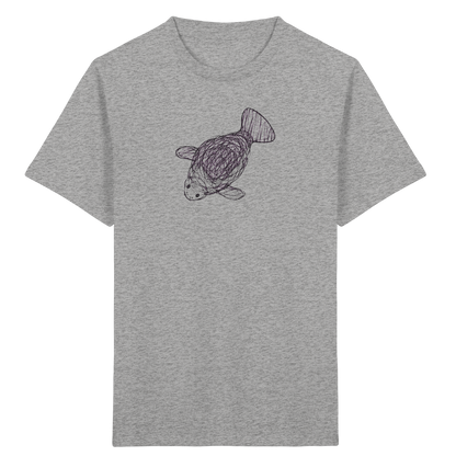 Seekuh von oben gezeichnet - Kinder Bio T-Shirt