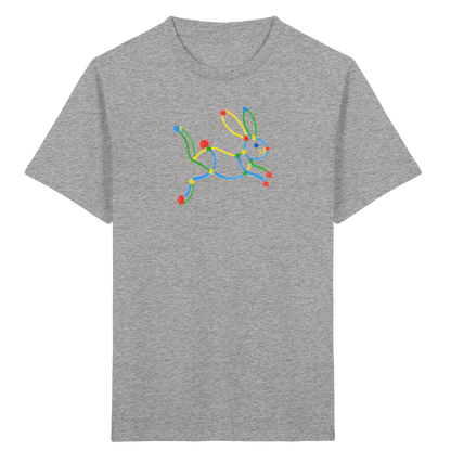 Farbpunkt Hase Kinder Shirt - Kinder Bio T-Shirt