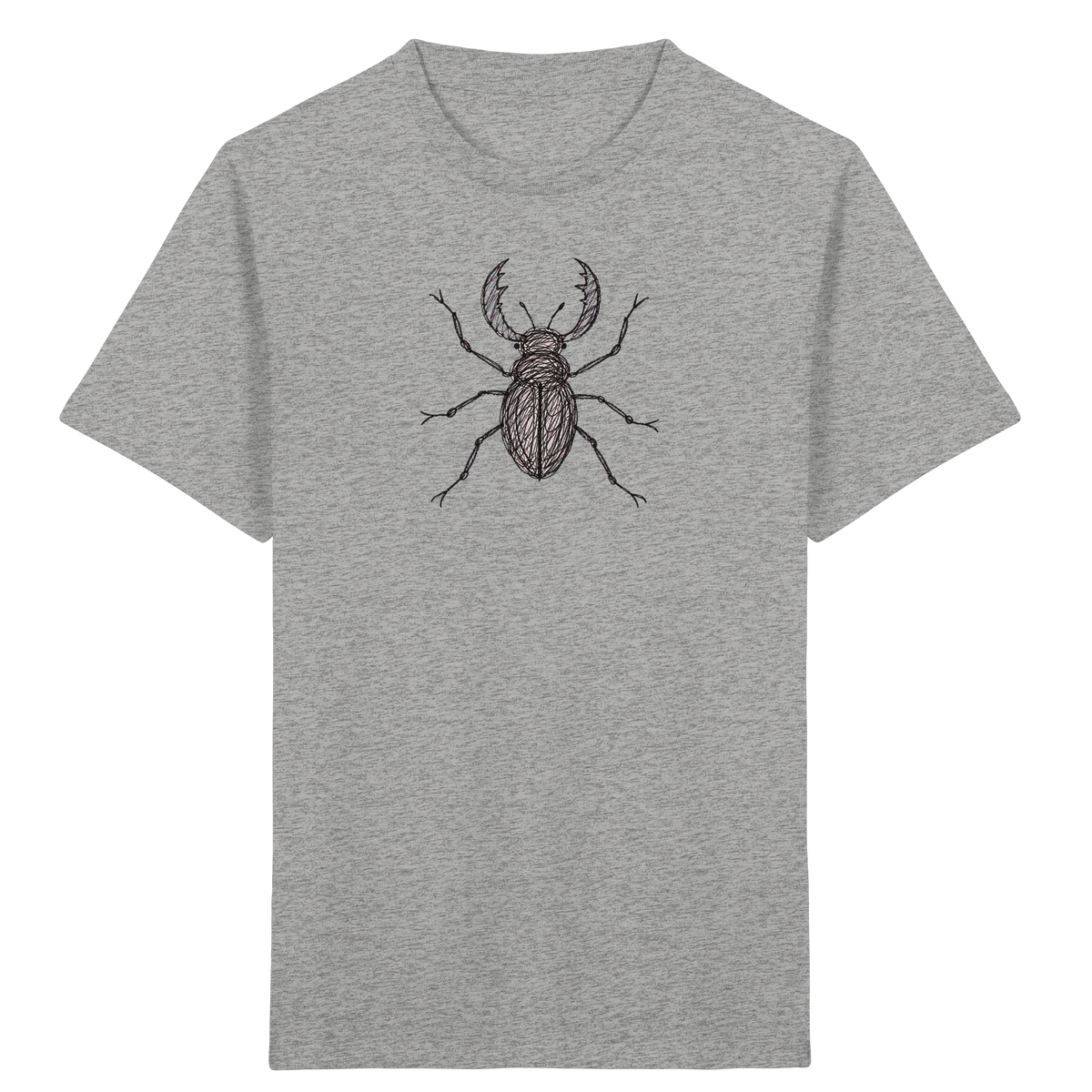 Hirschkäfer von oben - Kinder Bio T-Shirt