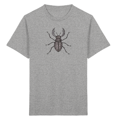 Hirschkäfer von oben - Kinder Bio T-Shirt
