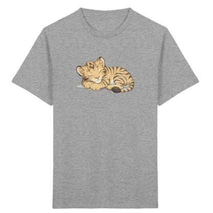 Schlafendes Tigerjunges Kinder T-Shirt - Kinder Bio T-Shirt