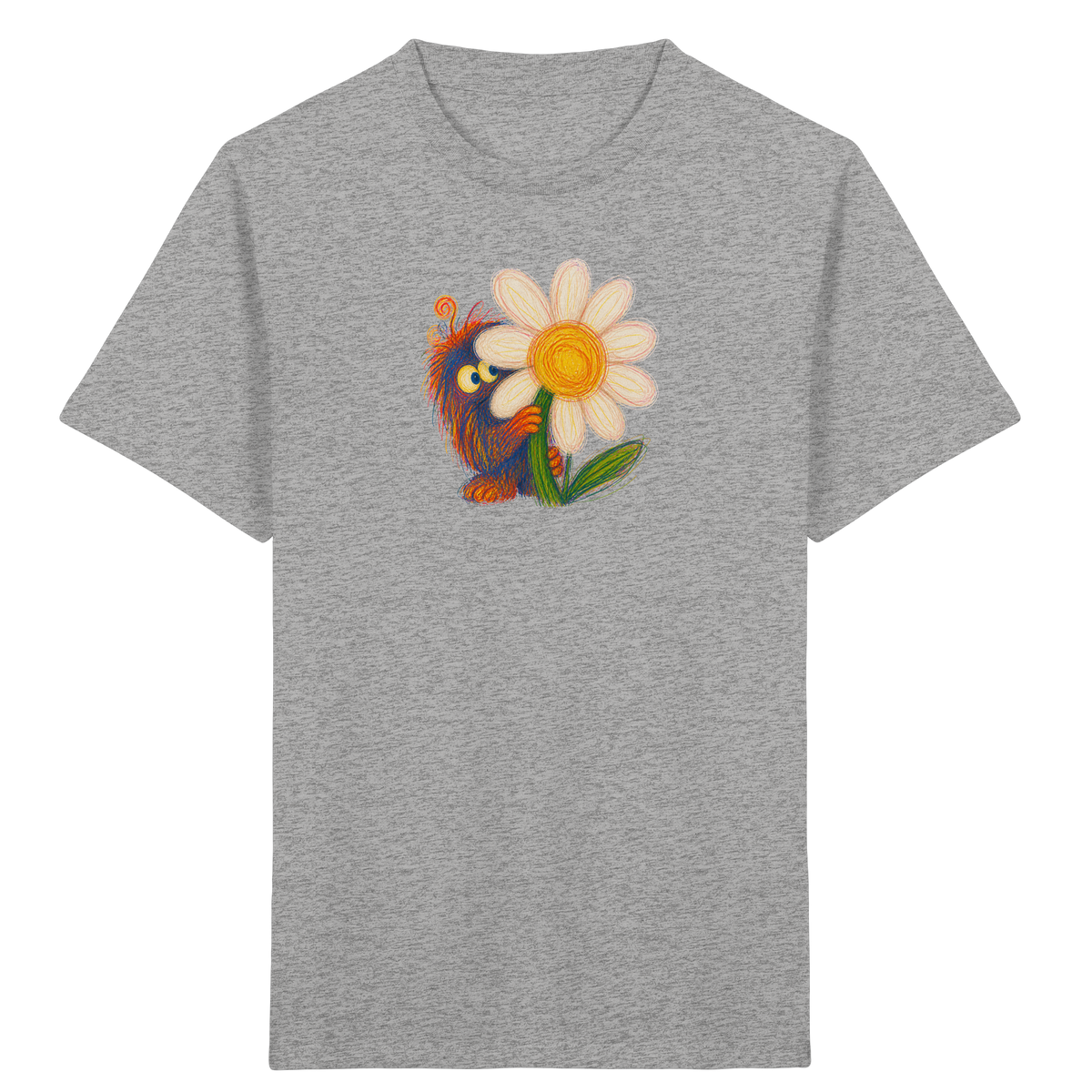 Gänseblümchen Monster Kinder T-Shirt - Kinder Bio T-Shirt
