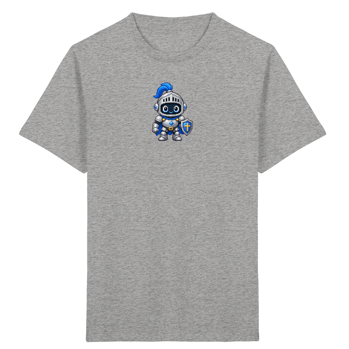 Pixel Ritter T-Shirt: Held im Spiel - Kinder T-Shirt