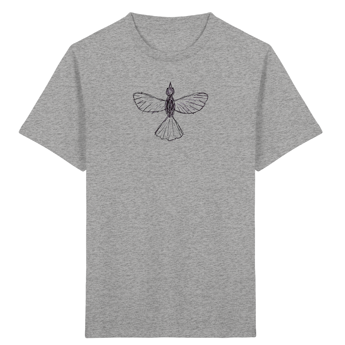 Vogel von oben - Kinder Bio T-Shirt