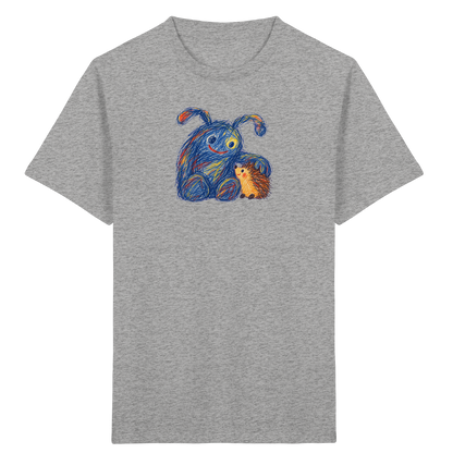 Igelkumpel Monster Freundschaft - Kinder Bio T-Shirt