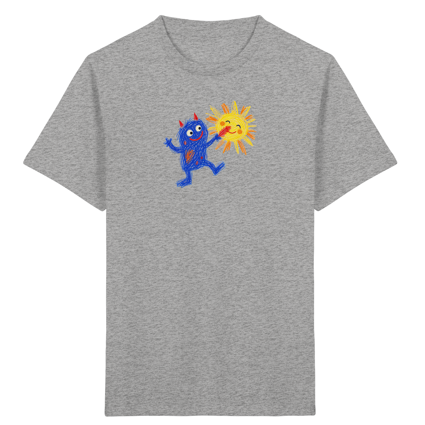 Sonnenkitzler Monster Kinder Shirt - Kinder Bio T-Shirt