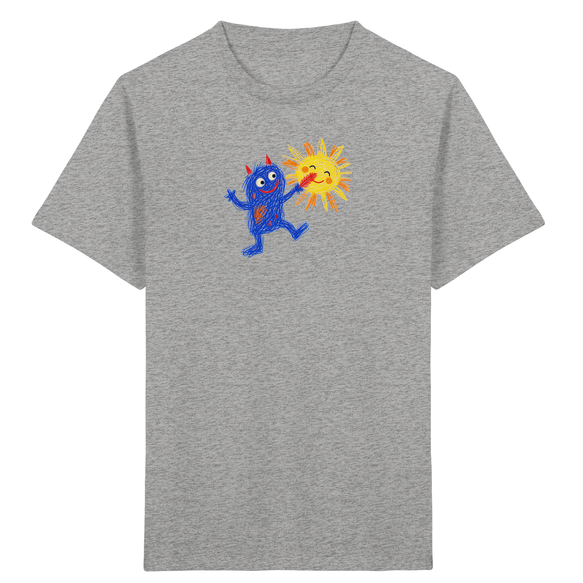 Sonnenkitzler Monster Kinder Shirt - Kinder Bio T-Shirt
