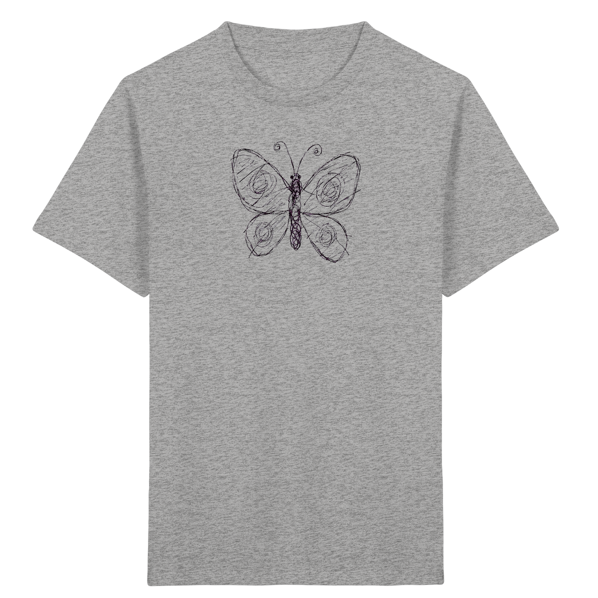 Schmetterling von oben - Kinder Bio T-Shirt