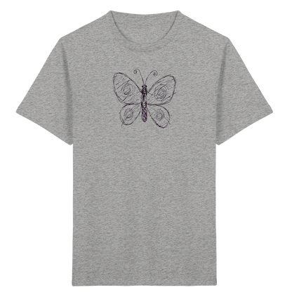 Schmetterling von oben - Kinder Bio T-Shirt