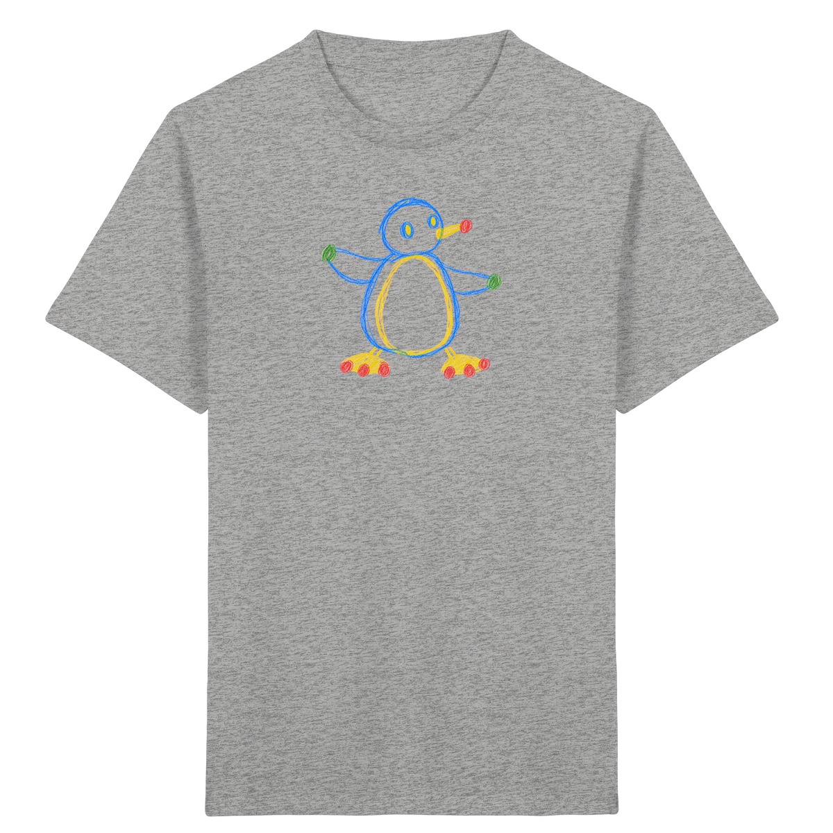 Farbpunkt Pinguin Kinder Shirt - Kinder Bio T-Shirt
