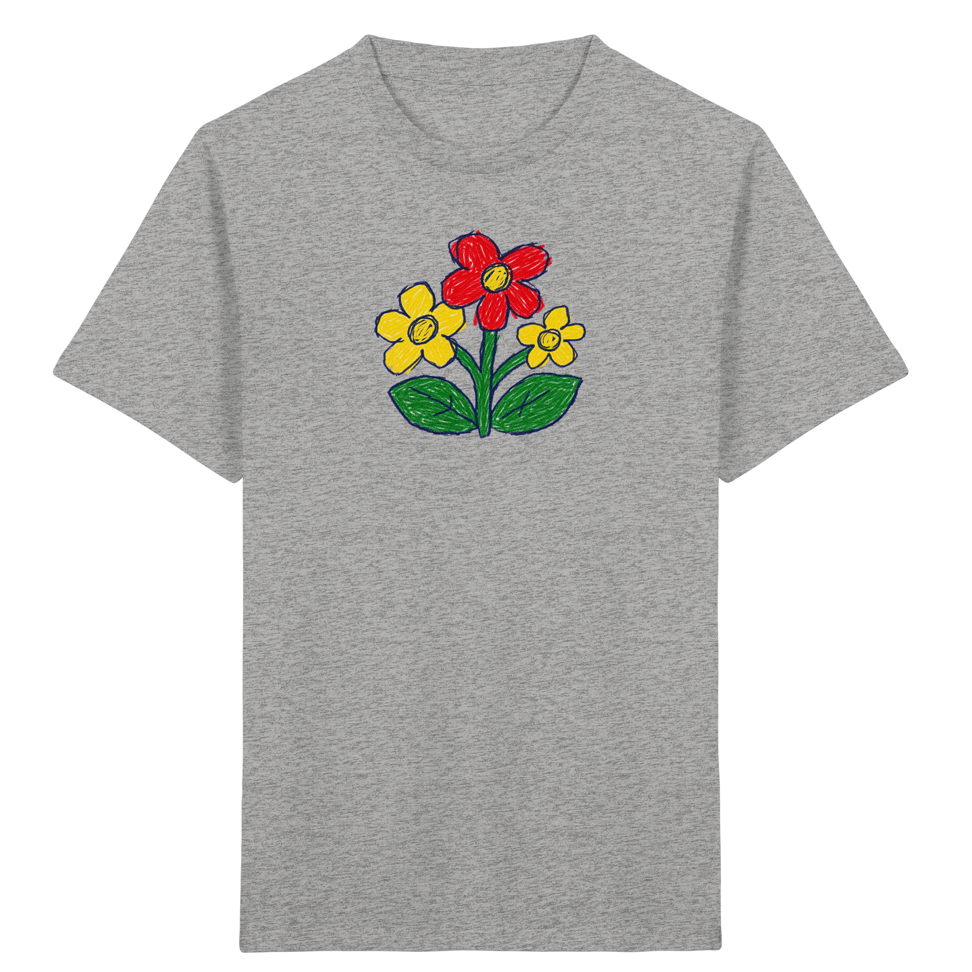 Kritzel-Dreiblüte Kinder T-Shirt