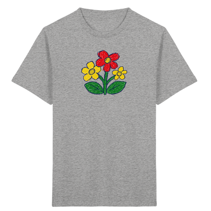 Kritzel-Dreiblüte Kinder T-Shirt - Kinder Bio T-Shirt