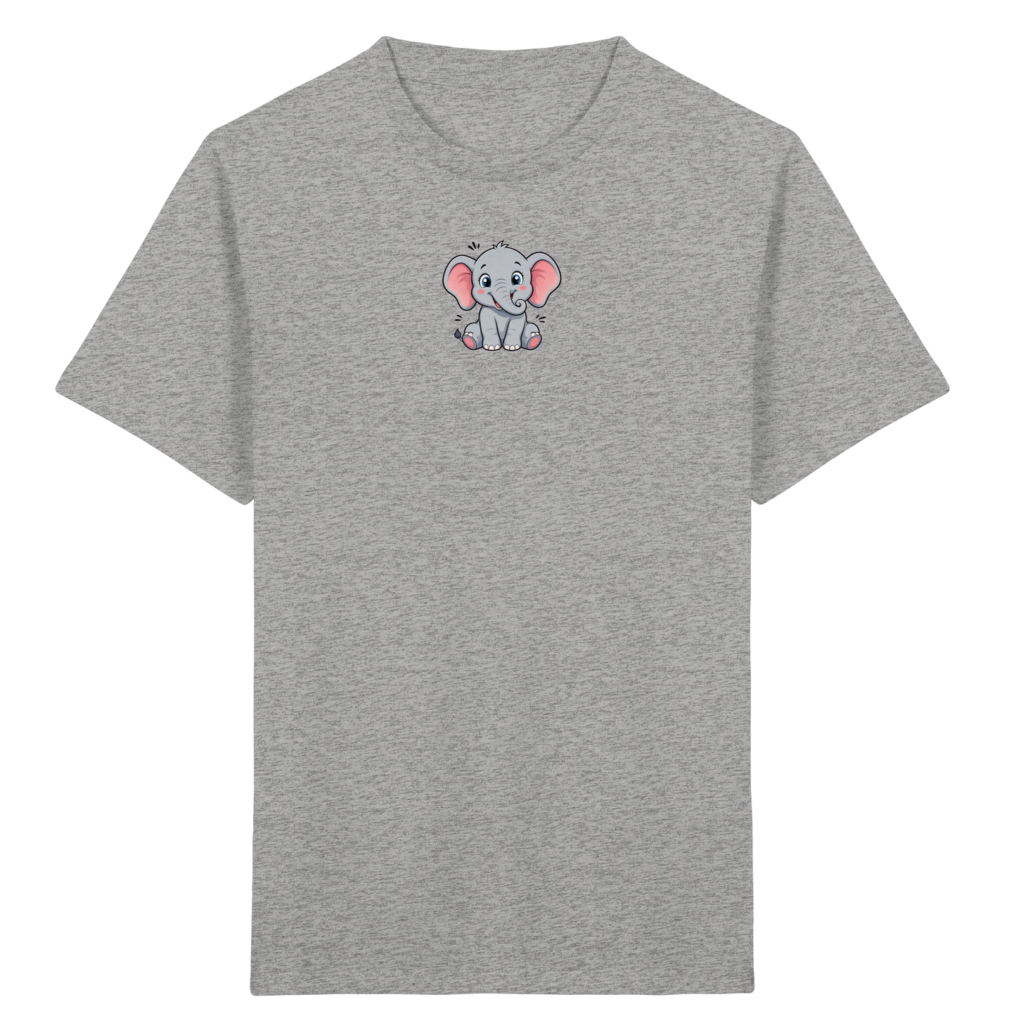 Niedlicher Elefant: Fröhliches Kinder-T-Shirt - Kinder Bio T-Shirt