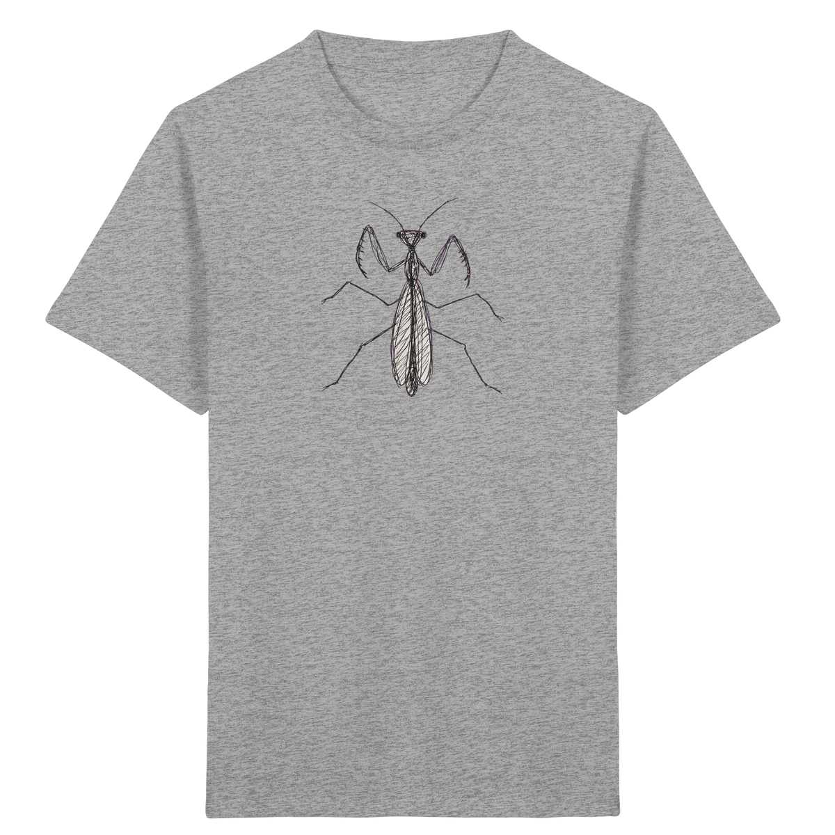 Gottesanbeterin von oben - Kinder Bio T-Shirt