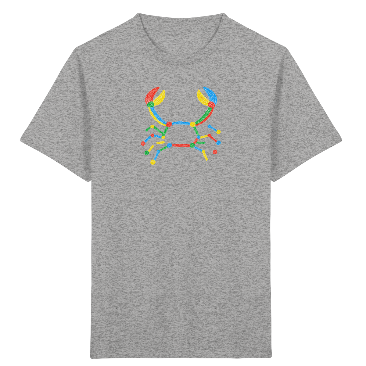 Bunte Farbpunkt Krabbe - Kinder Bio T-Shirt