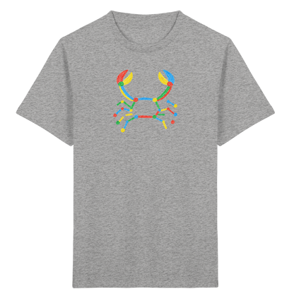 Bunte Farbpunkt Krabbe - Kinder Bio T-Shirt