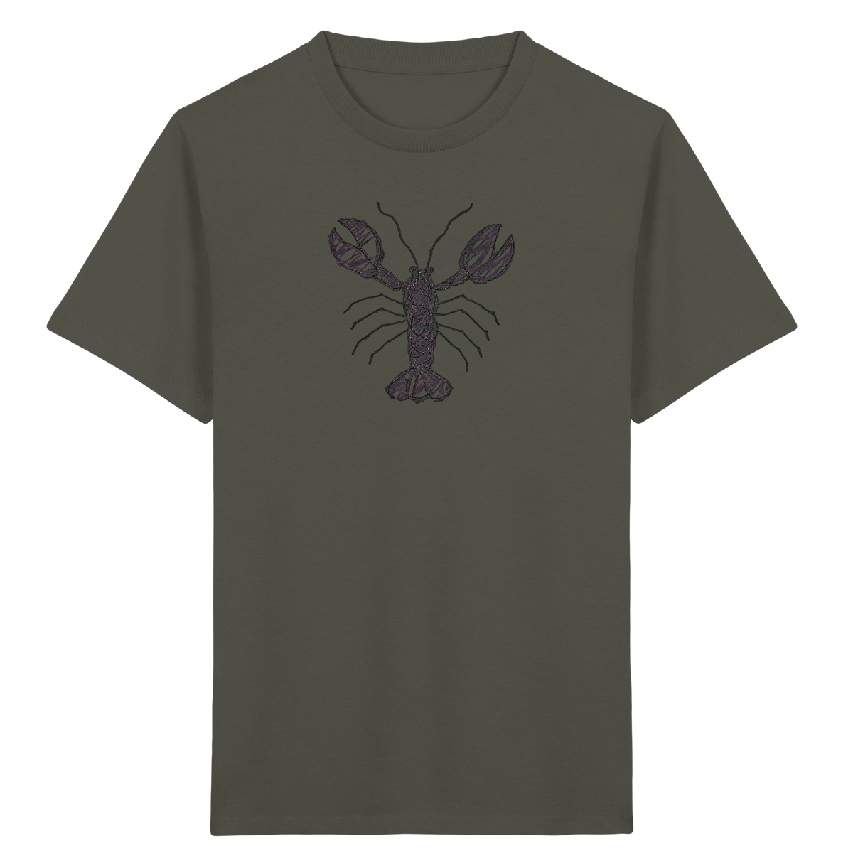 Hummer von oben gezeichnet - Kinder Bio T-Shirt