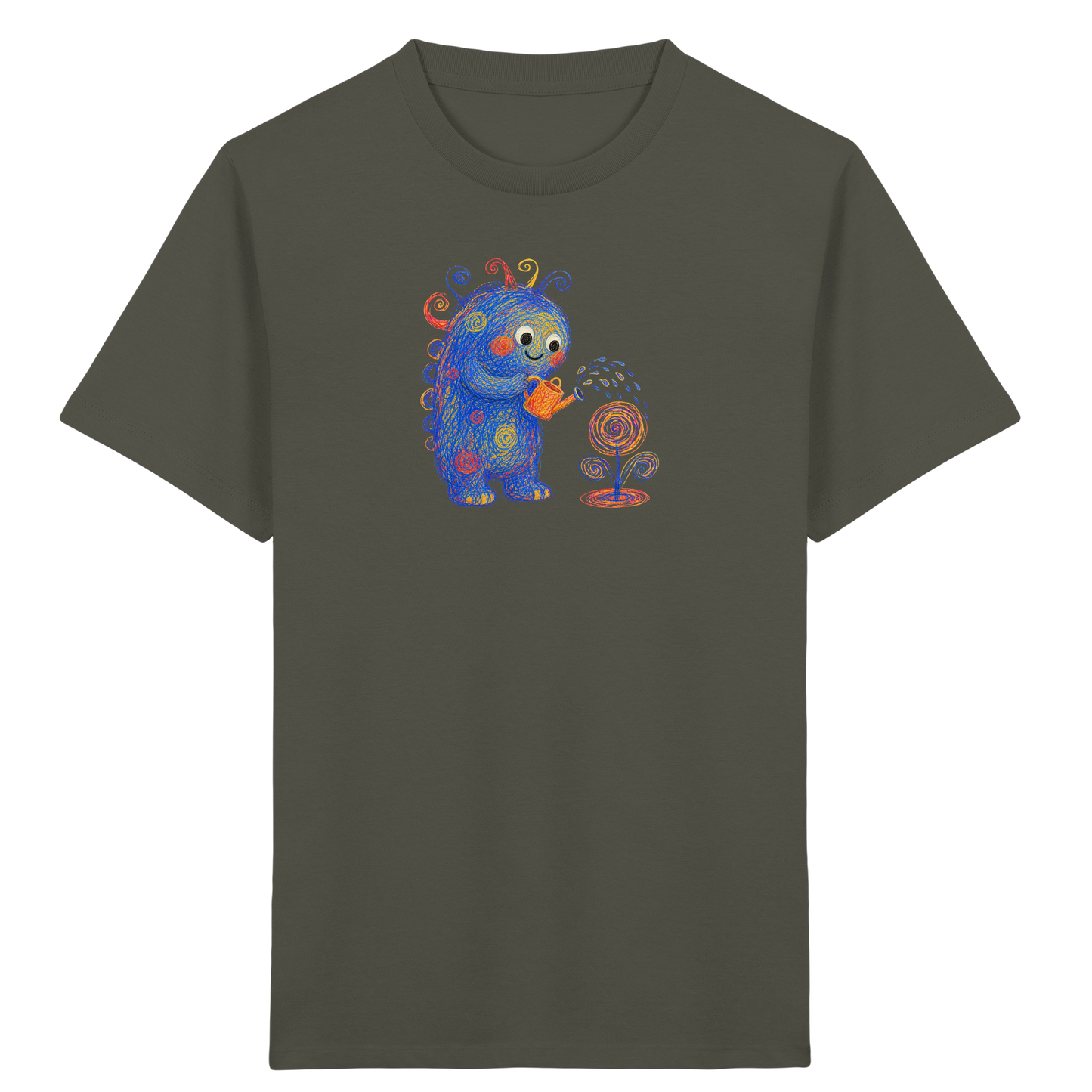 Kringelblume Monster Kinder T-Shirt - Kinder Bio T-Shirt