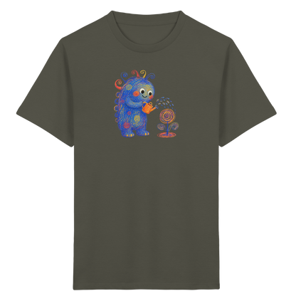 Kringelblume Monster Kinder T-Shirt - Kinder Bio T-Shirt