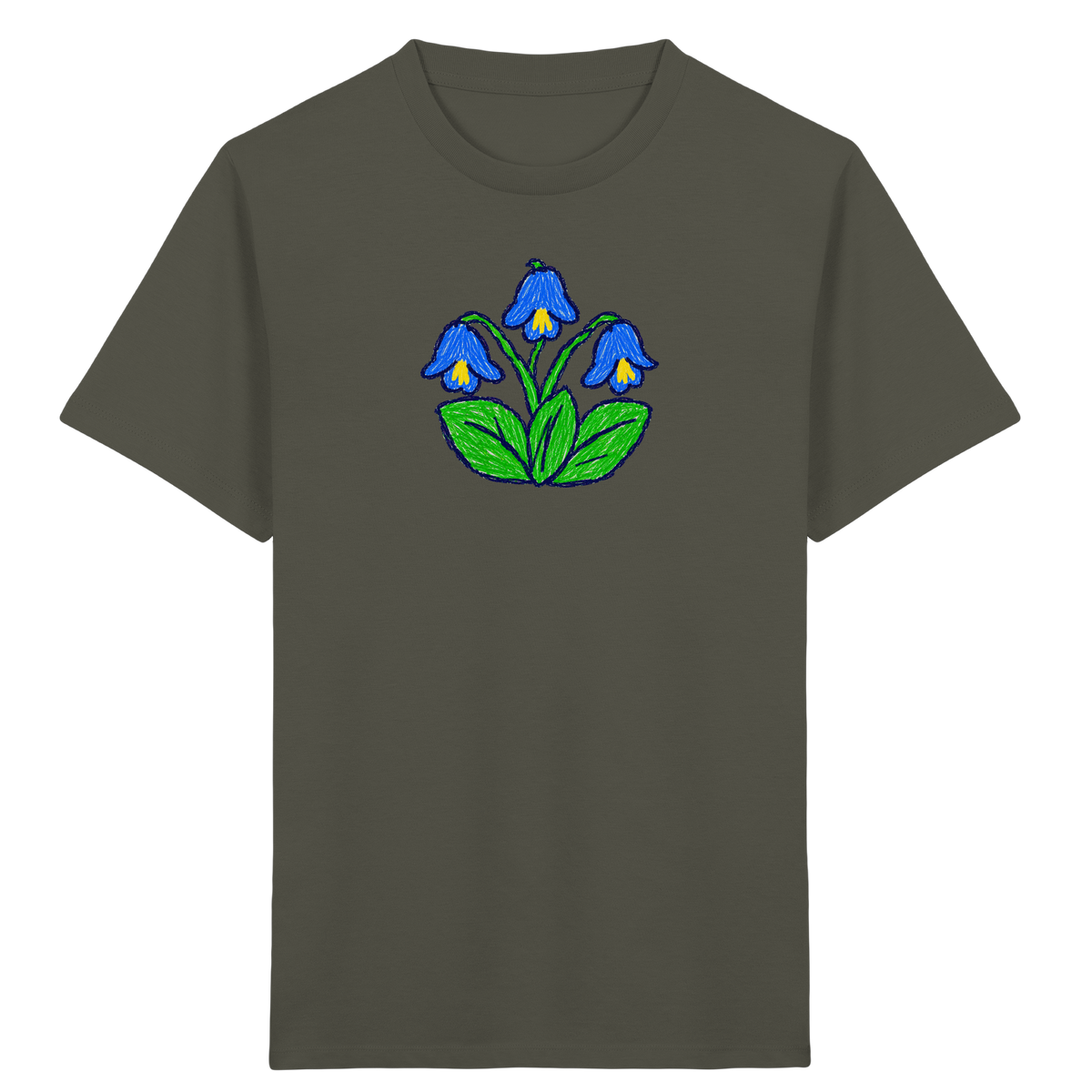 Kritzel Glockenblume Kinder Shirt - Kinder Bio T-Shirt