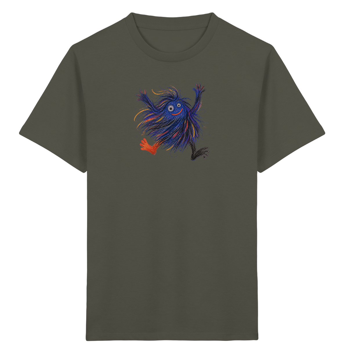Wackelwuschel tanzt fröhlich - Kinder Bio T-Shirt