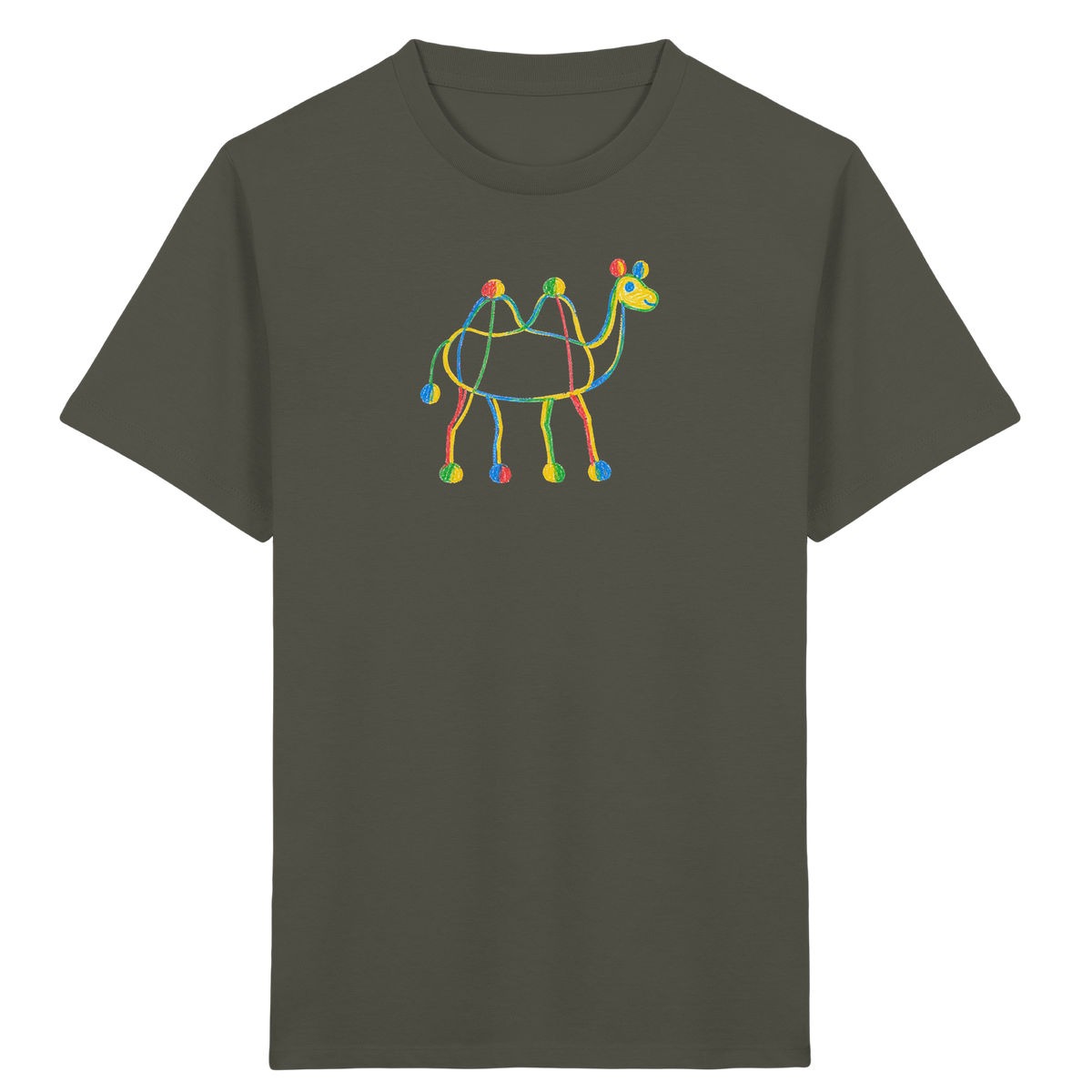 Farbpunkt Kamel Kinder Shirt - Kinder Bio T-Shirt