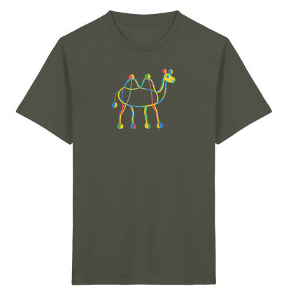 Farbpunkt Kamel Kinder Shirt - Kinder Bio T-Shirt