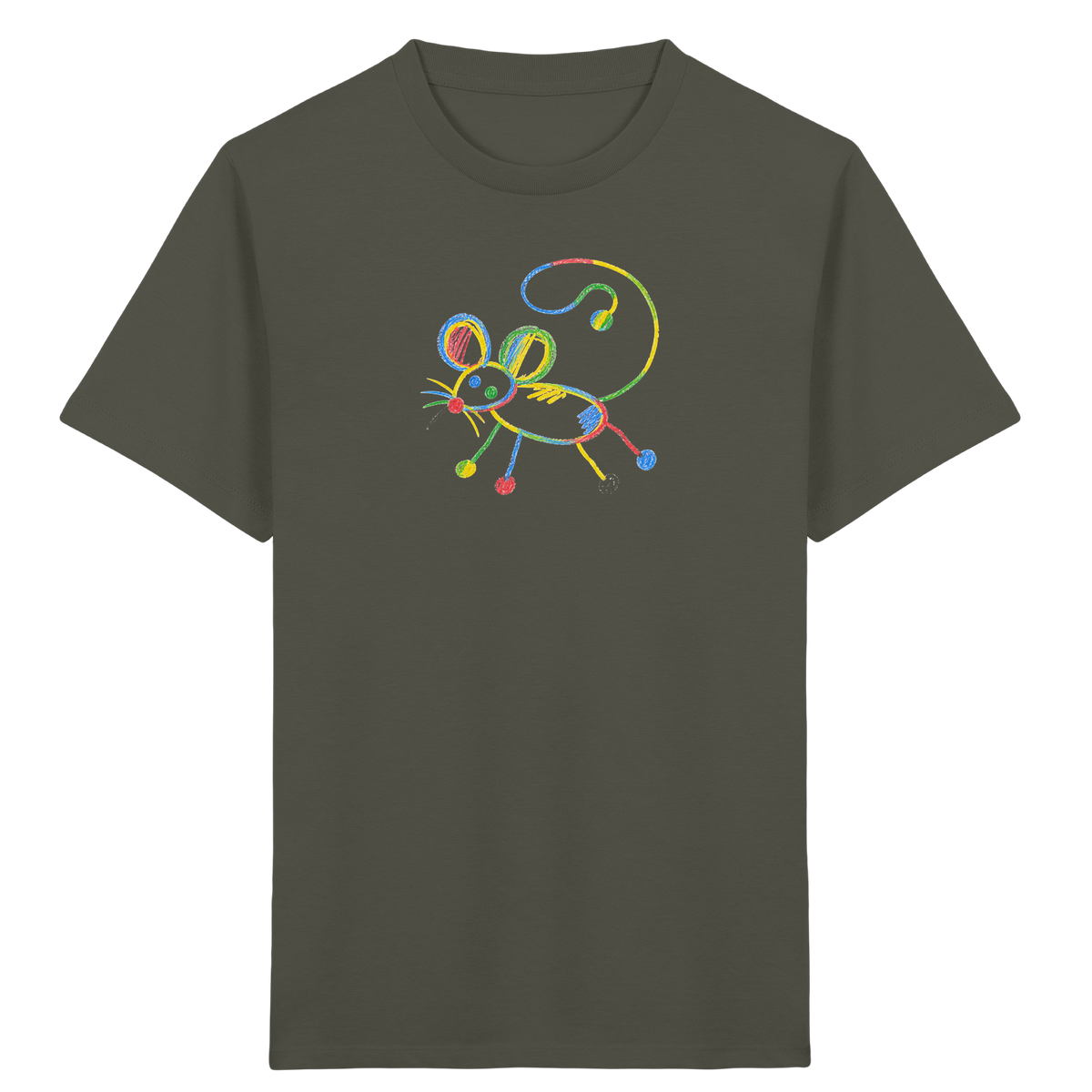 Farbpunkt Maus Kinder Shirt - Kinder Bio T-Shirt