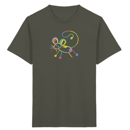 Farbpunkt Maus Kinder Shirt - Kinder Bio T-Shirt