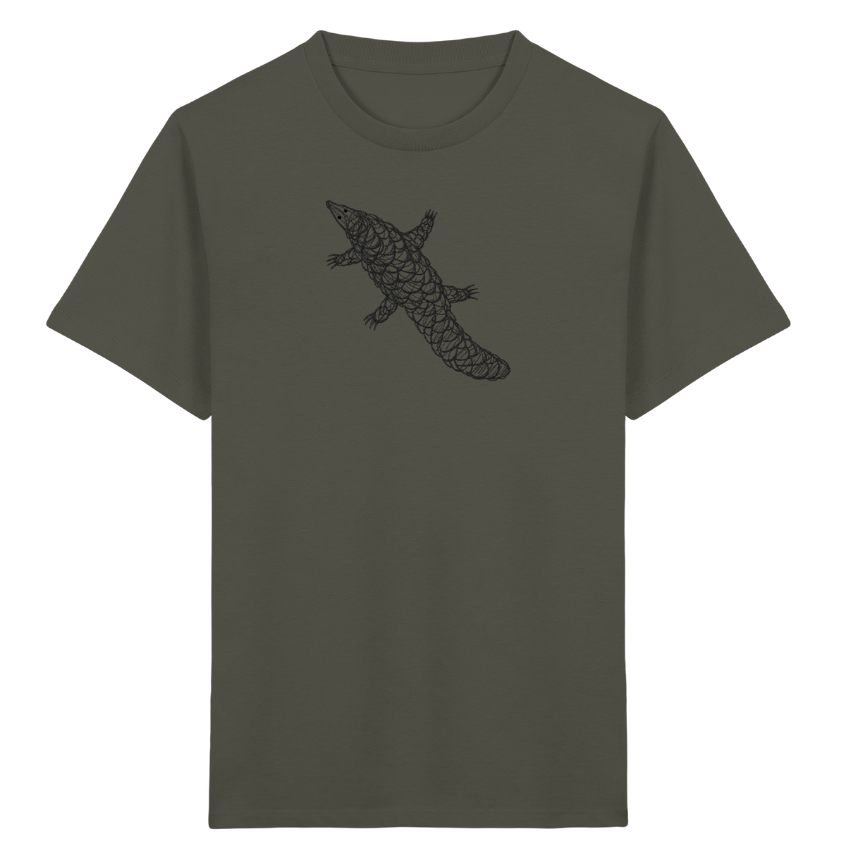 Schuppentier von oben - Kinder Bio T-Shirt