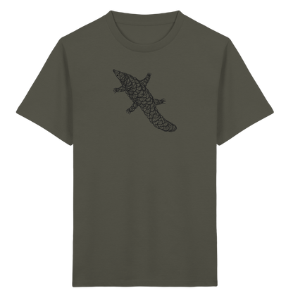 Schuppentier von oben - Kinder Bio T-Shirt