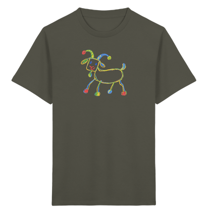 Freche Farbpunkt Ziege - Kinder Bio T-Shirt