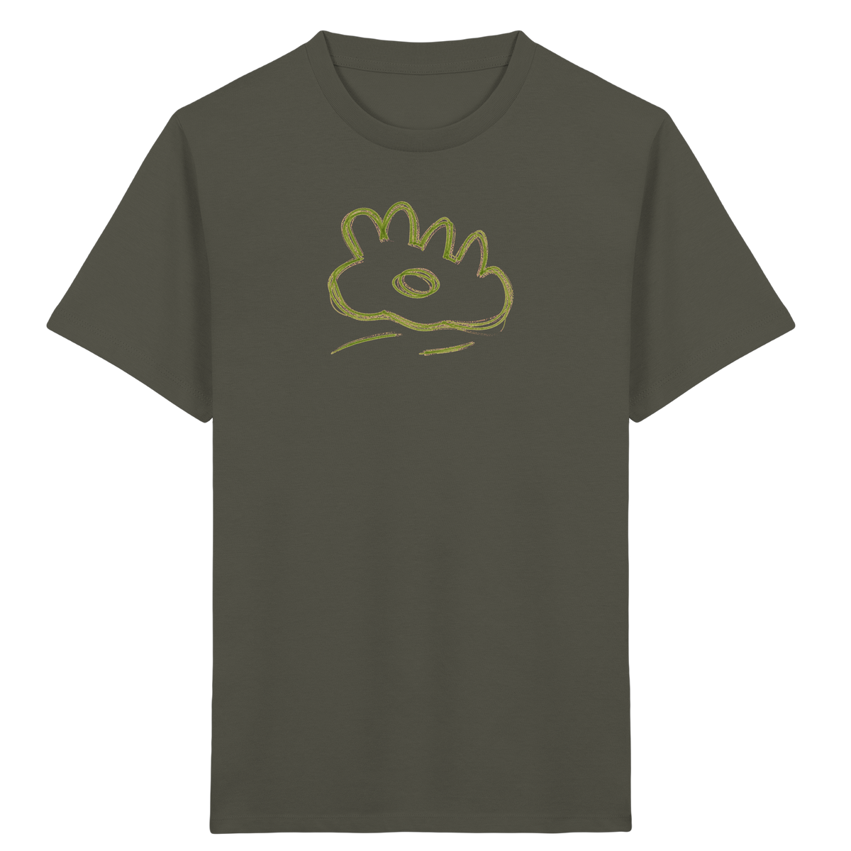 Grüne Wackelwolke Kinder T-Shirt - Kinder Bio T-Shirt