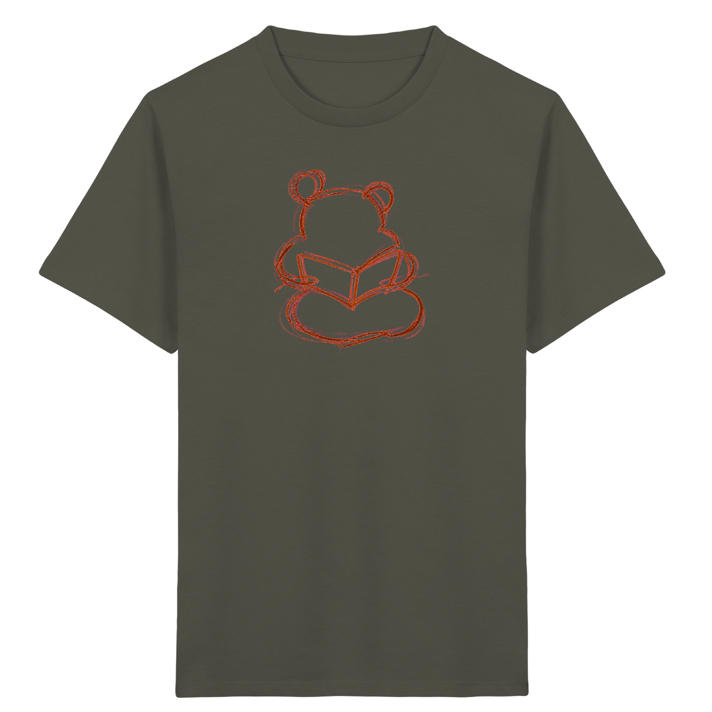 Kinder T-Shirt – Wackelbär mit offenem Buch