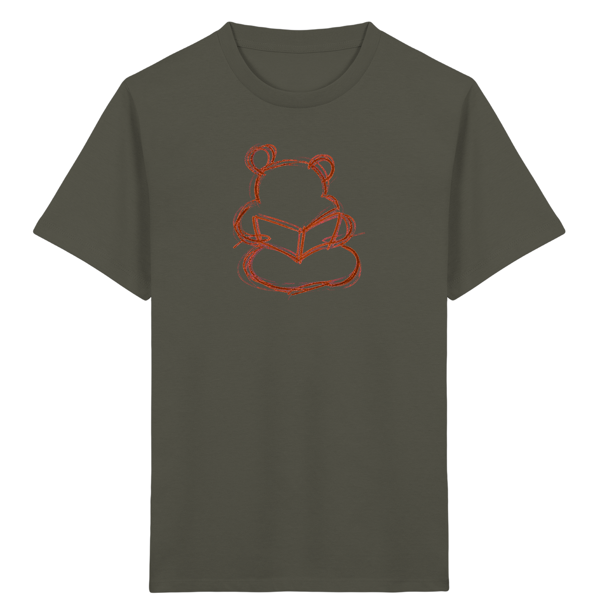 Wackelbär mit offenem Buch - Kinder Bio T-Shirt