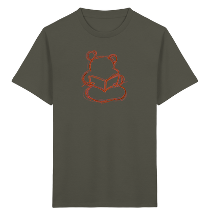 Wackelbär mit offenem Buch - Kinder Bio T-Shirt