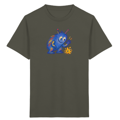 Klecksfreund Monster Kinder T-Shirt - Kinder Bio T-Shirt