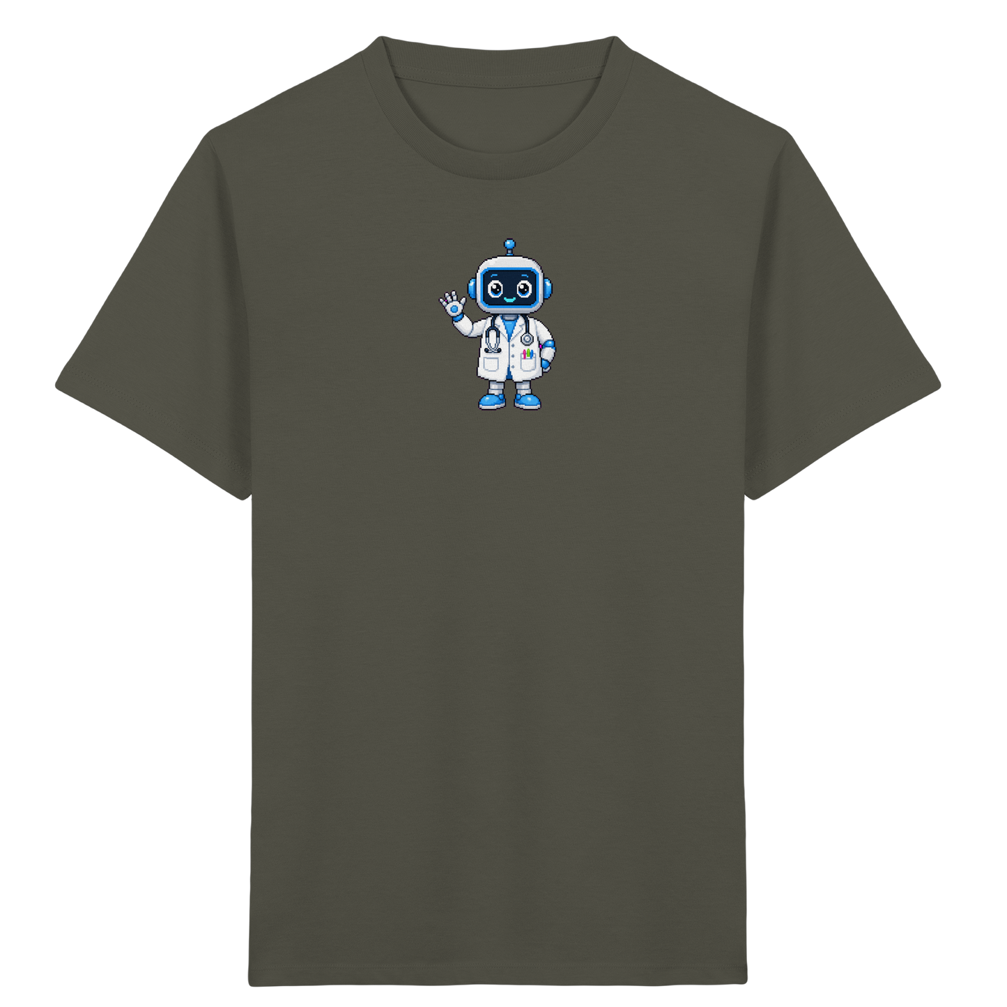 Pixel Roboter T-Shirt: Freundlich und cool - Kinder T-Shirt