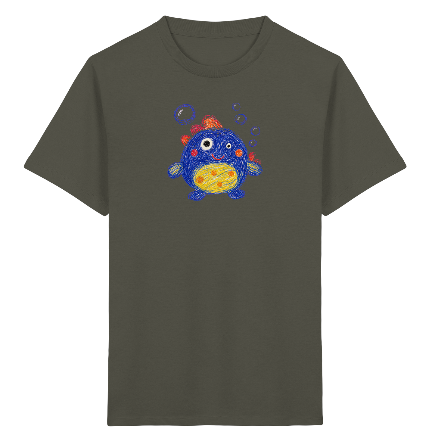Blubberbauch Unterwasser Monster - Kinder Bio T-Shirt