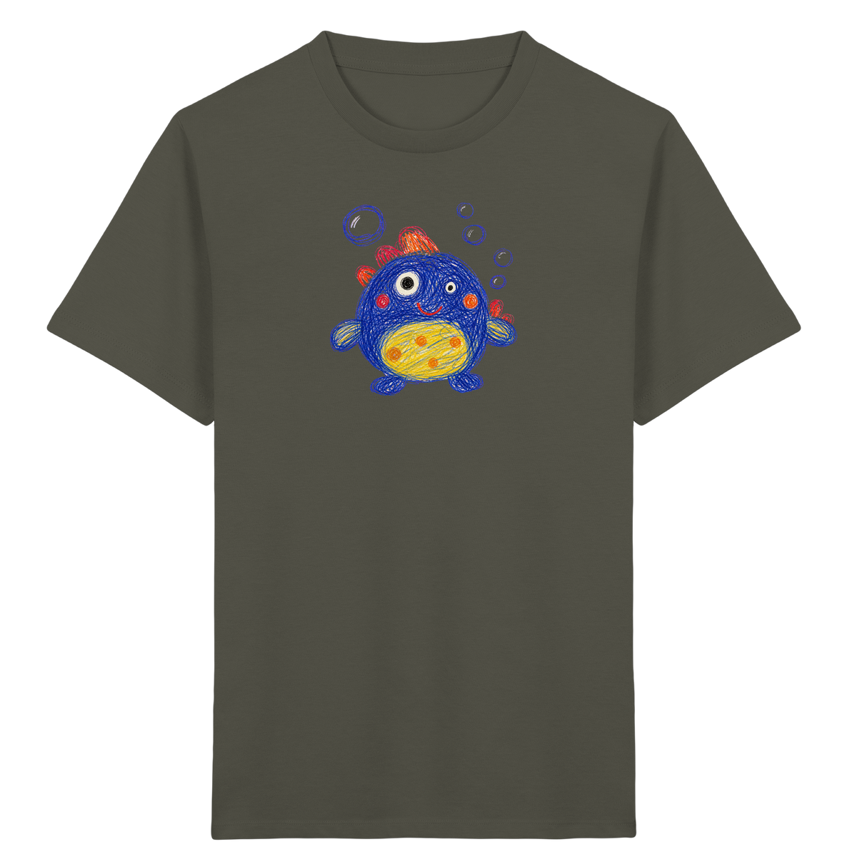 Blubberbauch Unterwasser Monster - Kinder Bio T-Shirt