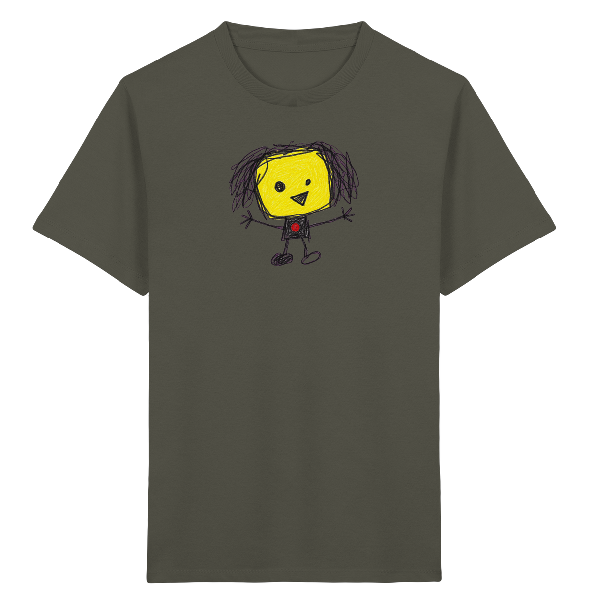 Kritzelkopf mit Wirbelhaar - Kinder Bio T-Shirt